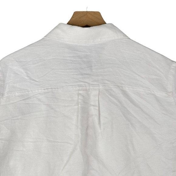 J Jill Jacket Womens XL Utility Field Camp Chore Linen Rayon Button Front Pocket - Picture 6 of 10